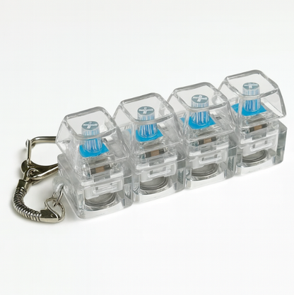 Clippy Key Light – Mini teclado anti-estrés personalizable