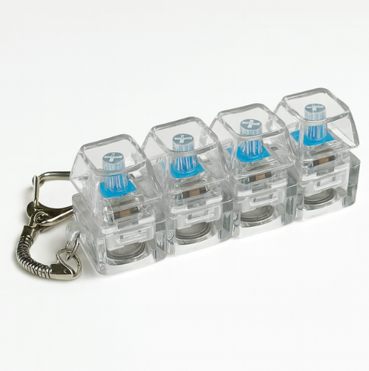 Clippy Key Light – Mini teclado anti-estrés personalizable